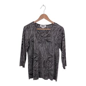 Monterey Canyon Vintage 90s printed Blouse size M